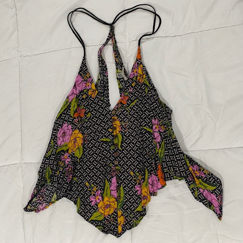 UO backless flyaway tank top